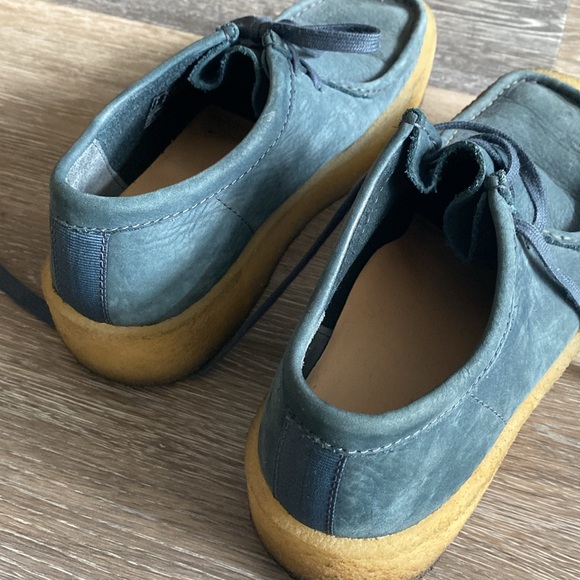 Men’s size 9 Clark’s original wallabee chukka in Teal - Picture 15 of 17